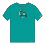 Camisola de Manga Curta Cállate la Boca   Turquesa Sidecar Moda | Acessórios - nacloset