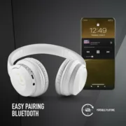 Auriculares Bluetooth com microfone NGS ARTICAGREEDWHITE Branco Auriculares Bluetooth - nacloset 2