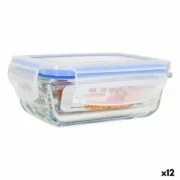 Lancheira Hermética Quttin Retangular 180 ml 12,7 x 8,9 x 5 cm (12 Unidades) A Preço de Revenda - nacloset
