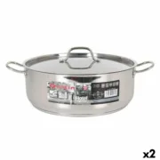 Caçarola com Tampa Quttin Hotel Collection 7,5 L 30 x 11 cm (2 Unidades) A Preço de Revenda - nacloset