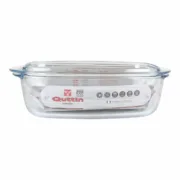 Caçarola com Tampa Quttin 63096 Vidro 32,8 x 19,7 x 13 cm (3L + 1,5L) Cozinha | Gourmet - nacloset 2