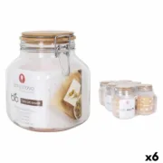 Frasco Borgonovo Primizie Bambu 1,7 L 12 x 12 x 17 cm (6 Unidades) A Preço de Revenda - nacloset