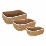 Conjunto de Cestas Privilege   3 Peças vime Retangular (3 Peças) (4 Unidades) A Preço de Revenda - nacloset 2