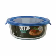 Lancheira Redonda com Tampa Quttin   Azul 900 ml (6 Unidades) A Preço de Revenda - nacloset 2