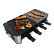 Raclette Cecotec 16000 Inox Mixgrill Preto Chapas e grelhadores - nacloset