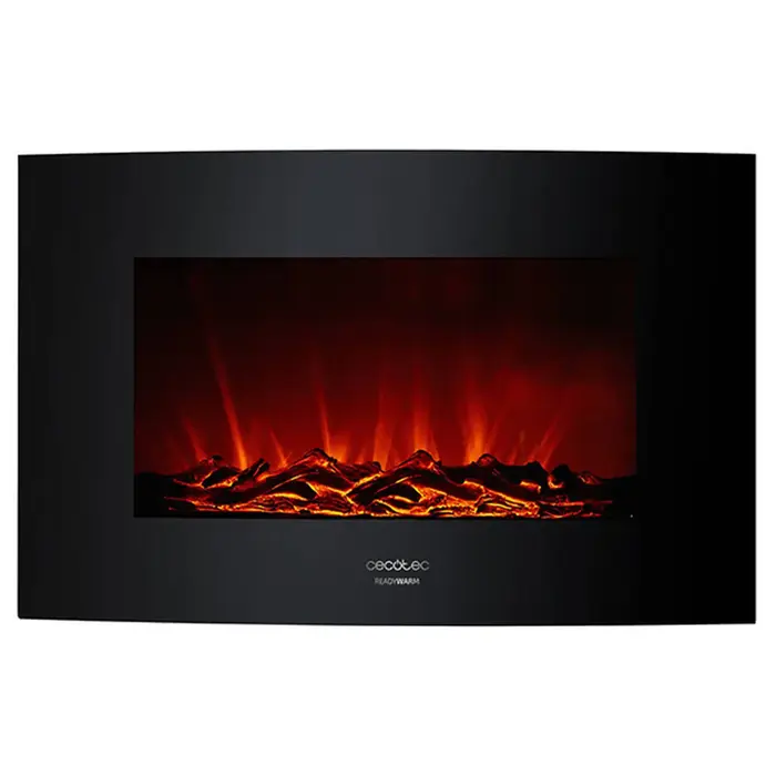 Chaminé Elétrica Decorativa de Parede Cecotec Warm 3500 Curved Flames 1000 – 2000 W Casa | Jardim - nacloset 2