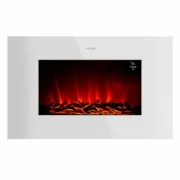Chaminé Elétrica Decorativa de Parede Cecotec ReadyWarm 3590 Flames Connected Branco 1000 – 2000 W Casa | Jardim - nacloset