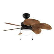 Ventilador de Teto com Luz Cecotec EnergySilence Aero 365 Preto Madeira 50 W Ar condicionado e ventiladores - nacloset