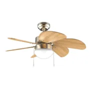 Ventilador de Teto com Luz Cecotec EnergySilence Aero 360 Dourado Madeira 50 W Ar condicionado e ventiladores - nacloset