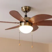 Ventilador de Teto com Luz Cecotec EnergySilence Aero 365 Dourado Madeira 50 W Ar condicionado e ventiladores - nacloset 2