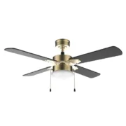 Ventilador de Teto com Luz Cecotec EnergySilence Aero 450 Preto Dourado 50 W Ar condicionado e ventiladores - nacloset