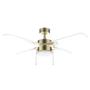 Ventilador de Teto com Luz Cecotec EnergySilence Aero 450 Branco Dourado 50 W Ar condicionado e ventiladores - nacloset