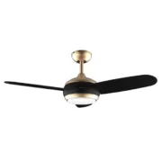 Ventilador de Teto com Luz Cecotec EnergySilence Aero 4265 Preto Dourado 18 W 65 W Ar condicionado e ventiladores - nacloset