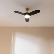 Ventilador de Teto com Luz Cecotec EnergySilence Aero 4265 Preto Dourado 18 W 65 W Ar condicionado e ventiladores - nacloset 2