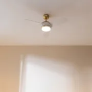 Ventilador de Teto com Luz Cecotec EnergySilence Aero 4265 Branco Dourado 18 W 65 W Ar condicionado e ventiladores - nacloset 2