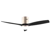 Ventilador de Teto com Luz Cecotec EnergySilence Aero 5600 Aqua Preto Dourado 20 W 40 W Ar condicionado e ventiladores - nacloset