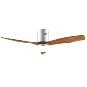 Ventilador de Teto com Luz Cecotec EnergySilence Aero 5600 Aqua Castanho Prateado 18 W 40 W Ar condicionado e ventiladores - nacloset