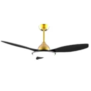 Ventilador de Teto com Luz Cecotec EnergySilence 4800 Preto Dourado 36 W Ar condicionado e ventiladores - nacloset