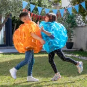 Bola Insuflável Gigante Para-Choques Bumpoy InnovaGoods 2 Unidades Bebés e Crianças - nacloset