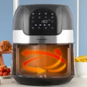 Fritadeira sem Óleo InnovaGoods Fryinn 3500 Preto Aço inoxidável 1400 W 3,5 L Cozinha | Gourmet - nacloset 2