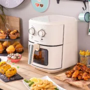 Fritadeira sem Óleo InnovaGoods Vynner Pro 6500 Aço inoxidável Creme 1700 W 6,5 L Cozinha | Gourmet - nacloset