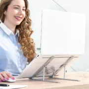 Suporte Dobrável e Regulável para Portátil Acessórios - nacloset