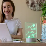 Quadro de Notas e Mensagens LED Lemo InnovaGoods Casa | Jardim - nacloset
