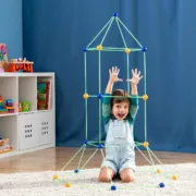 Kit de Construção de Fortalezas para Criança Builkitt InnovaGoods 155 Peças Bebés e Crianças - nacloset 2