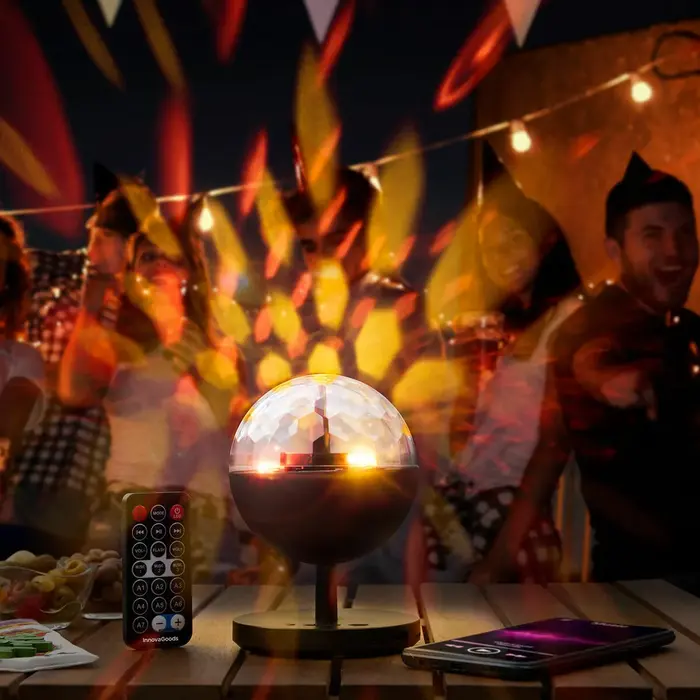Projetor LED Recarregável com Altifalante Istarlyt InnovaGoods Acessórios para festas - nacloset 2