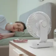 Ventoinha de Secretária Recarregável Fanrec InnovaGoods Ø5,4” 3600 mAh / 13,3 W Ar condicionado e ventiladores - nacloset 2