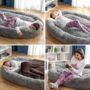 Cama de Animais de Estimação para Humanos Antisstress (XXL Grey) Idéias para a Casa - nacloset 2