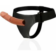 Consolador Negro Com Arnês Zoro 16,5 cm Consoladores - nacloset