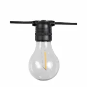 Grinalda de Luzes LED New Garden Allegra Preto 8 m E27 10 350 lm Casa | Jardim - nacloset