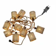 Grinalda de Luzes LED New Garden Okinawa 8 m E27 10 350 lm Casa | Jardim - nacloset