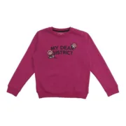 Camisola sem Capuz Menina Softee Lunar  Cor de Rosa Fúcsia Bebés e Crianças - nacloset