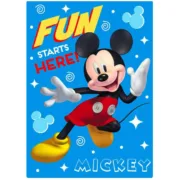 Manta Mickey Mouse Only one 100 x 140 cm Azul Marinho Poliéster Bebés e Crianças - nacloset