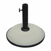 Base Sombrilla Redonda Marbueno 36×29,5 cm 11KG Branco Jardim, Piscina, Terraço Casa | Jardim - nacloset