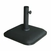 Marbueno Base Sombrilla Cuadrada Cimento 35x35x5,2 cm 11KG Preto Jardim, Piscina, Terraço Casa | Jardim - nacloset