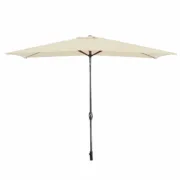 Marbueno Sombrinha Aço 8 Varas 200×300 cm Poliéster Bege Jardim, Piscina, Terraço Casa | Jardim - nacloset