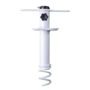 Marbueno Pincho Parasol Sução Aço Branco 35,5x15x6 cm Praia e Jardim 10506 Casa | Jardim - nacloset