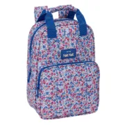 Mochila Escolar Nait Nait Flores coimbra azul Azul 20 x 28 x 8 cm Jogos | Disfarces - nacloset