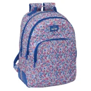 Mochila Escolar Nait Nait Flores coimbra azul Azul 32 x 42 x 15 cm Jogos | Disfarces - nacloset