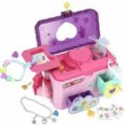 Guarda-Joias Funlockets Multicolor Cor de Rosa Plástico Casa | Jardim - nacloset 2