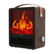 Radiador Cerâmico Elétrico Cecotec ReadyWarm 1500 Ceramic Flames Preto 1500 W Casa | Jardim - nacloset