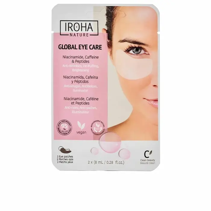 Máscara para Contorno de Olhos Iroha Global Eye Care 2 Unidades Contorno de olhos - nacloset 2