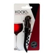 Saca-rolhas de empregado de mesa Koala Preto Metal (11,1 x 3 x 1,2 cm) Cozinha | Gourmet - nacloset
