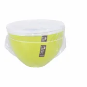 Conjunto de Tigelas Kitchen Tropic   Com tampa Verde 2 Peças (8 Unidades) A Preço de Revenda - nacloset 2