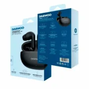 Auriculares com microfone Daewoo DW2004 Preto Auriculares Sem Fios - nacloset 2