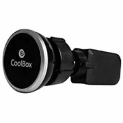 Suporte de Telemóveis para Carros CoolBox CoolFix Preto Prateado Eletrónica | GPS e Automóvel - nacloset