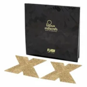 Tapa-mamilos Flash Cruz Ouro Bijoux Indiscrets FLASH Lingerie e Roupa Interior - nacloset